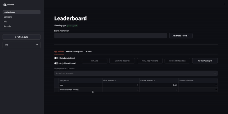 trulens identify issues